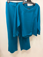 Feather Lux Knit Solid Trek Pant by Olivia