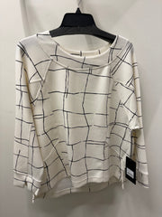 Feather Lux Knit Print Pullover by Olivia