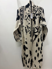 Leopard Print Sweater Duster by Adore