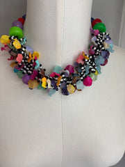 Chunky Petal Power Necklace by The Vintage Jewel