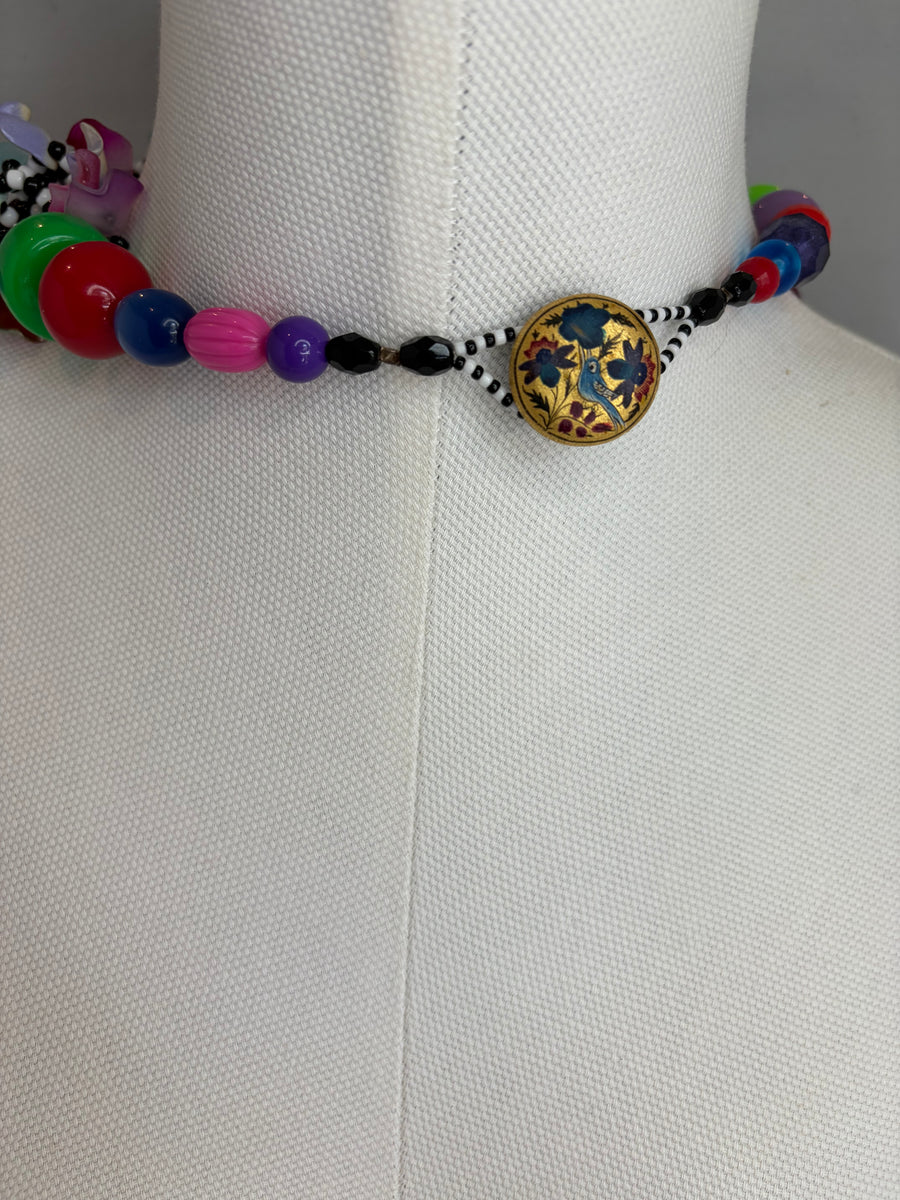 Chunky Petal Power Necklace by The Vintage Jewel
