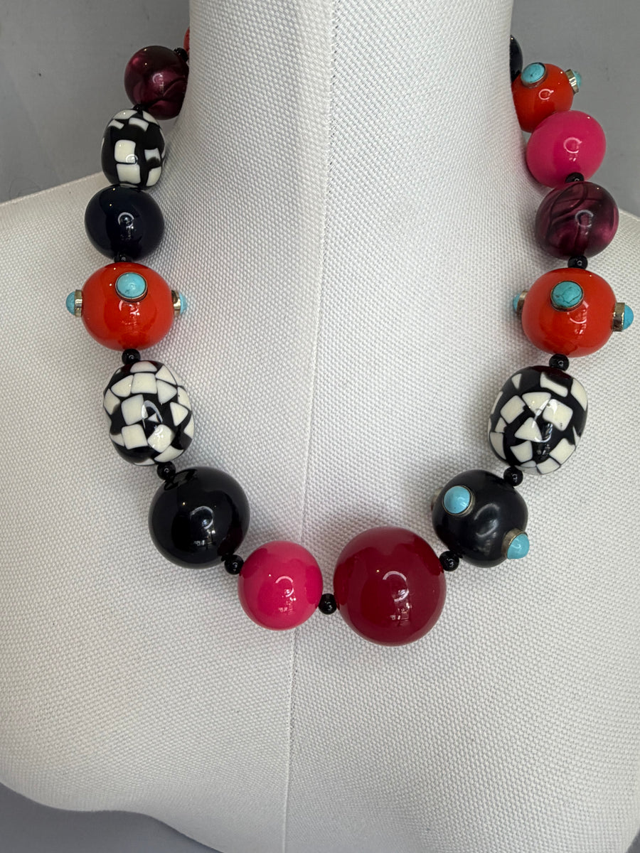 Vintage Retro Chunky Necklace by The Vintage Jewel