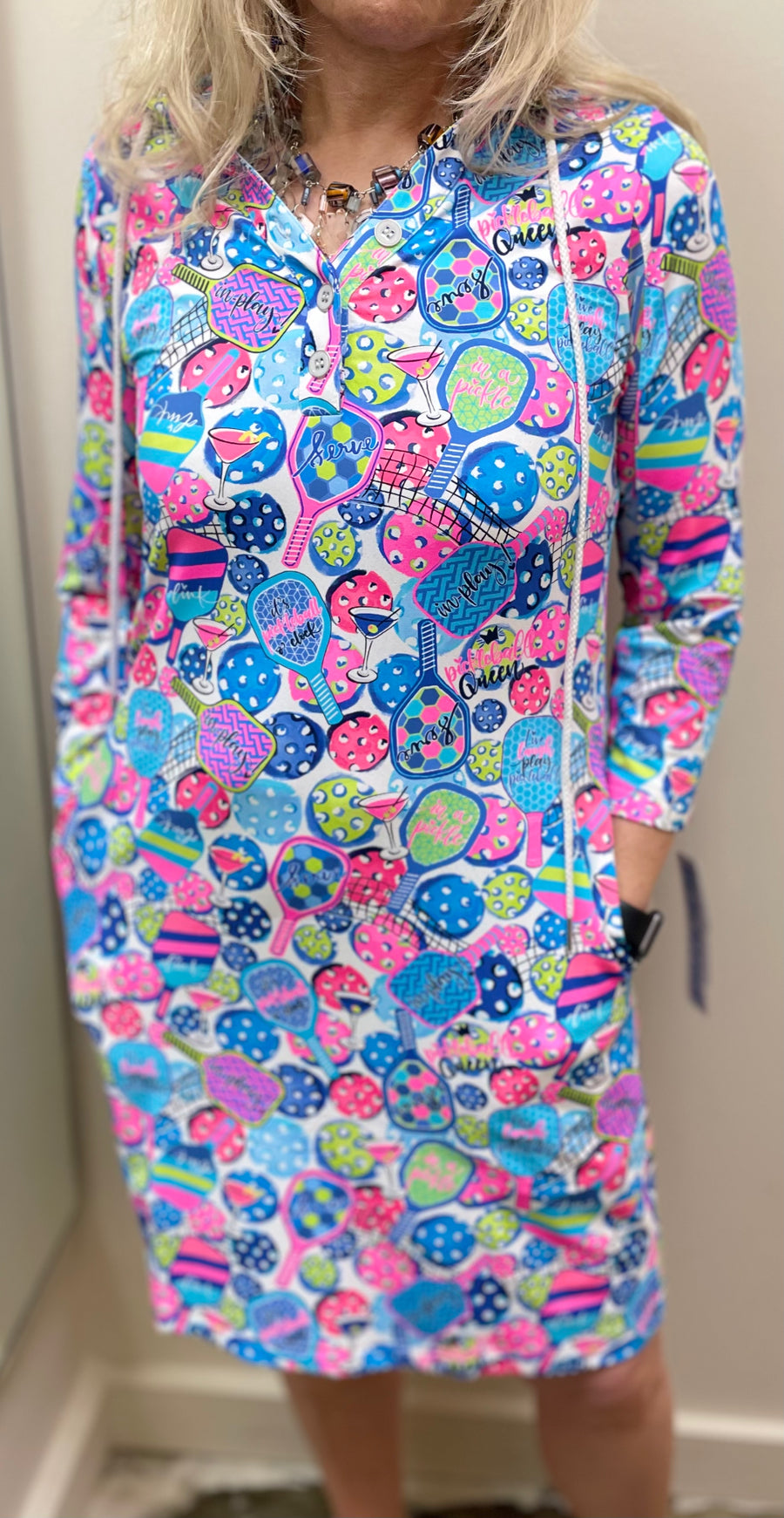 Beachtime Button Down Travel Dress SPF4537P - Robin Boutique-Boutique 