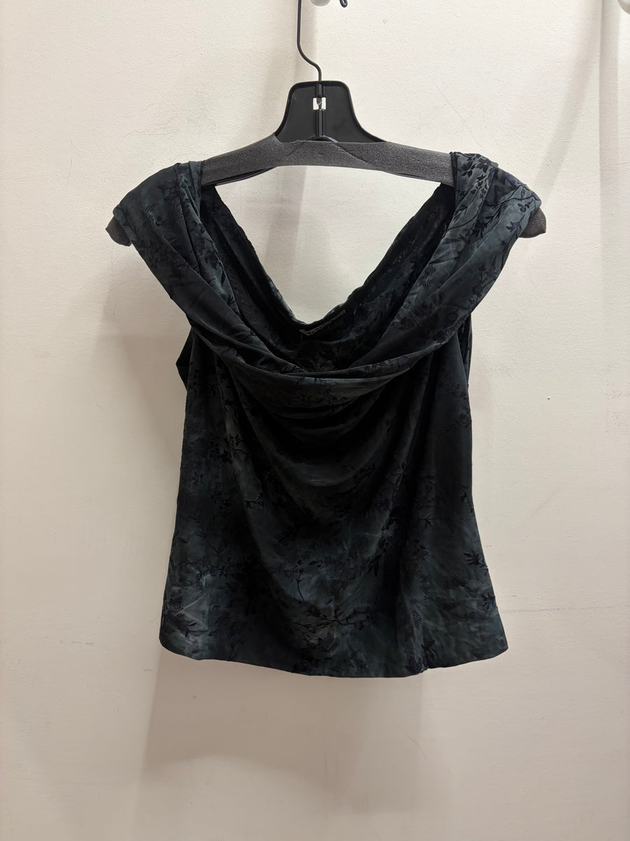 Flocked Ity Off Shoulder Top by Paparazzi