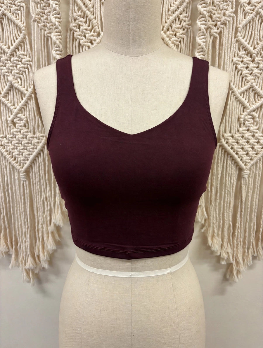Butter V-Neck Yoga Layering Tank