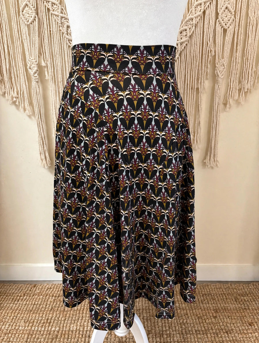 Tulip Skirt in Aviary Print by Effie's Heart