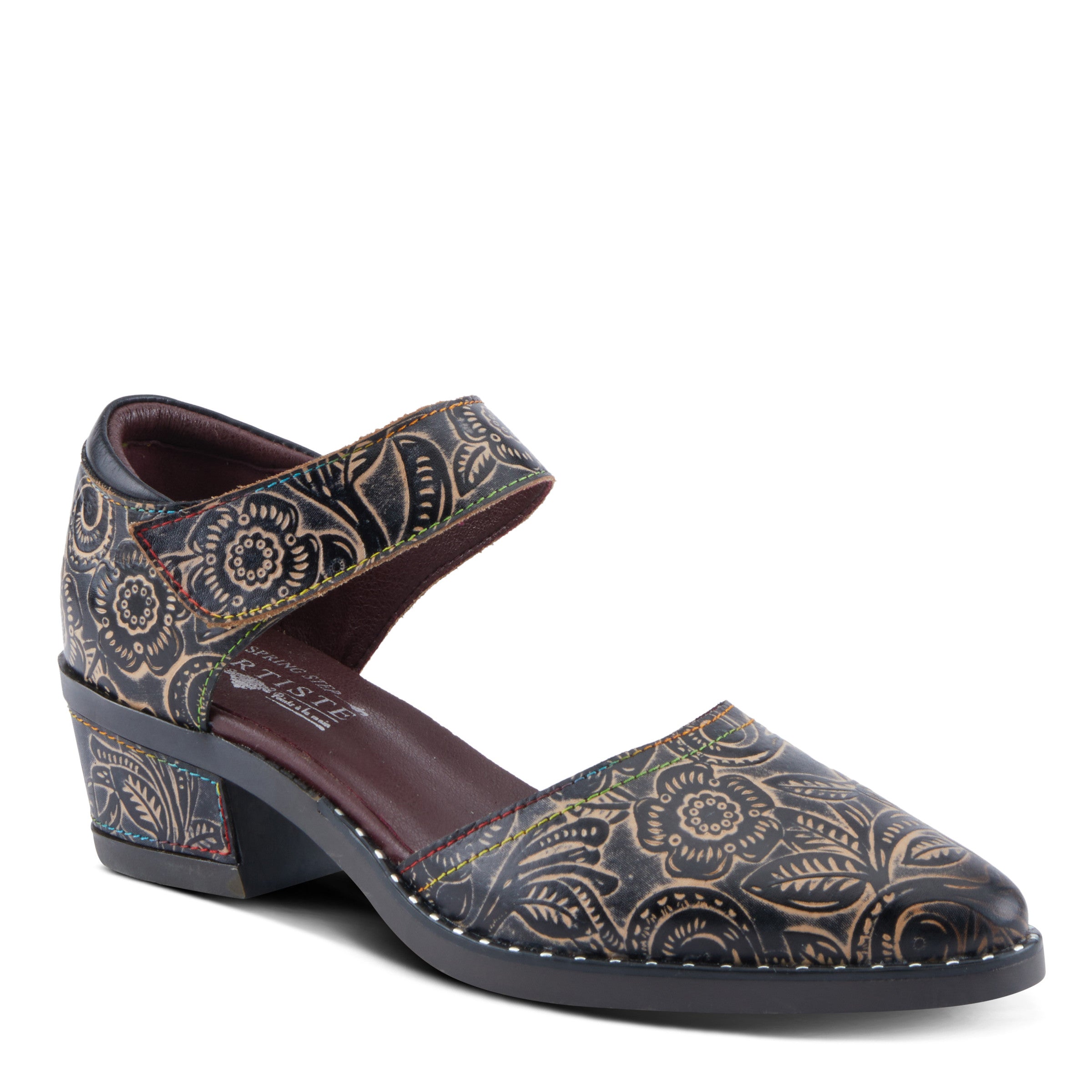 L'Artiste Jazzberry Shoes in Black Multi Robin Boutique