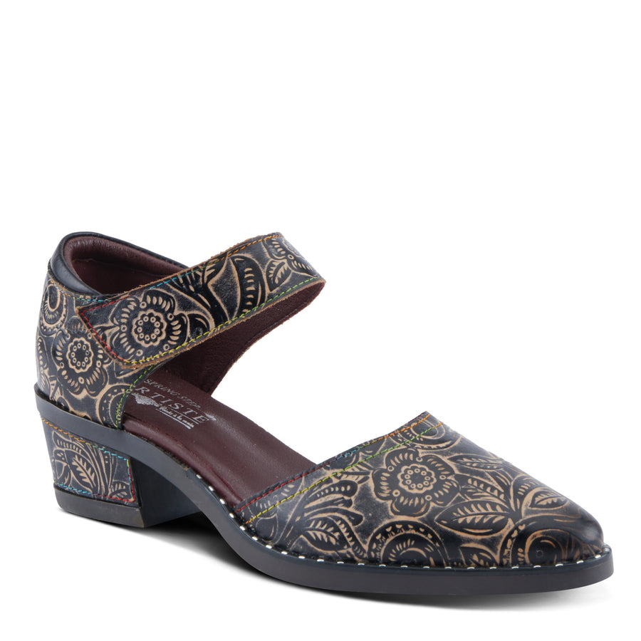 L'Artiste Jazzberry Shoes in Black Multi Robin Boutique
