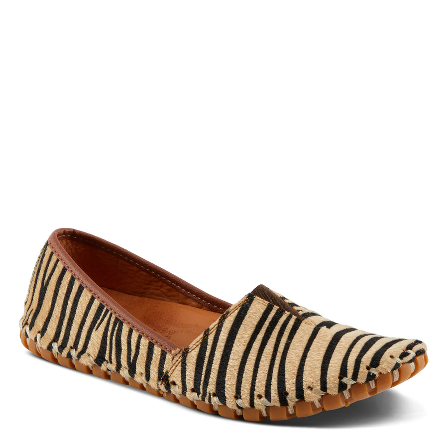 Spring Step KATHALETA Leather Animal Hide Prints Slipon Mocassin
