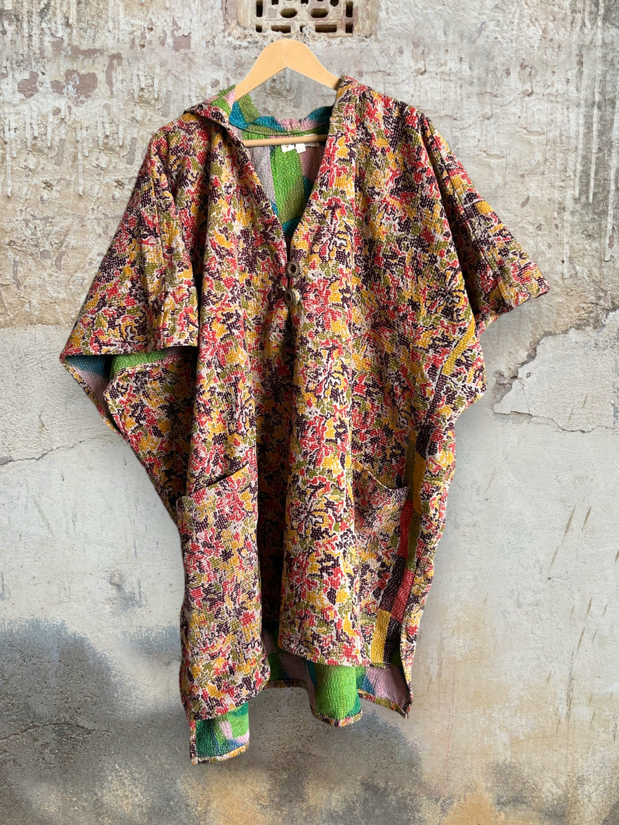 Peace + Love Poncho #11 by Kantha Bae