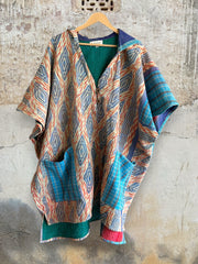 Peace + Love Poncho #114 by Kantha Bae