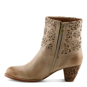 L'Artiste Kissofarose Boots in Beige Side View - Robin Boutique