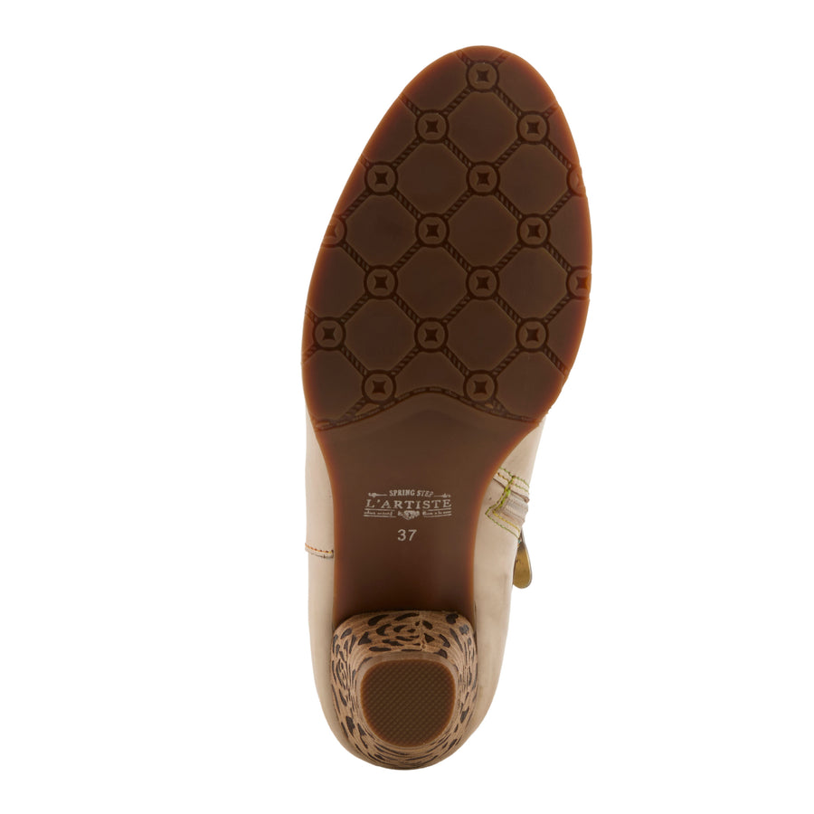 L'Artiste Kissofarose Boots in Beige Sole View - Robin Boutique