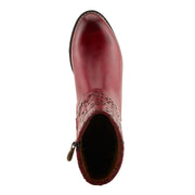 L'Artiste Kissofarose Boots in Dark Red Top View - Robin Boutique