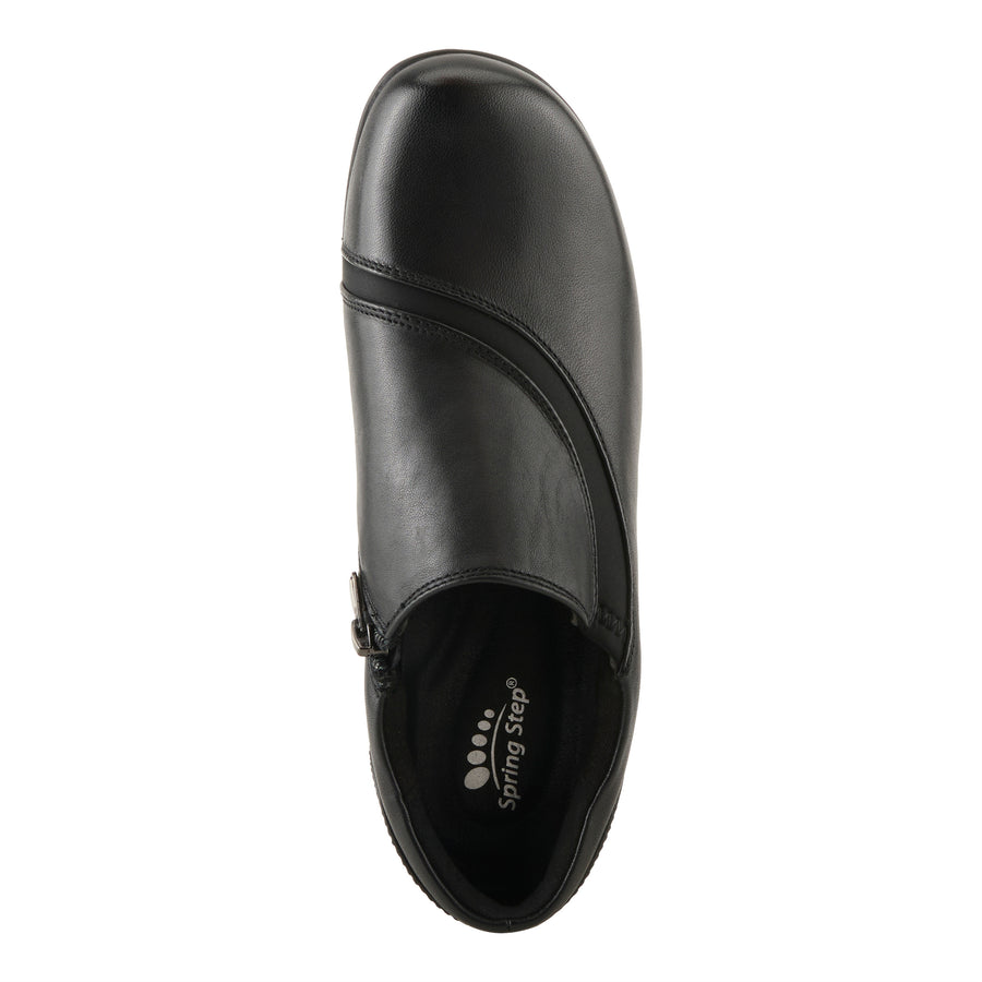 Spring Step Klay Shoes in Black top view - Robin Boutique