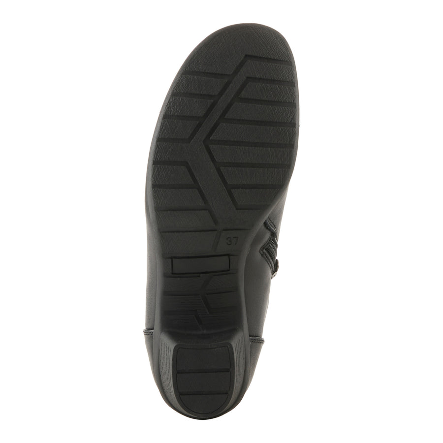 Spring Step Klay Shoes in Black sole view - Robin Boutique