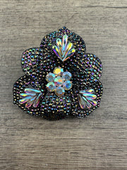 Rhinestone Rosette Hairpin