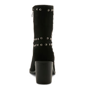 Azura LilStudette Boots In Black Back View - Robin Boutique