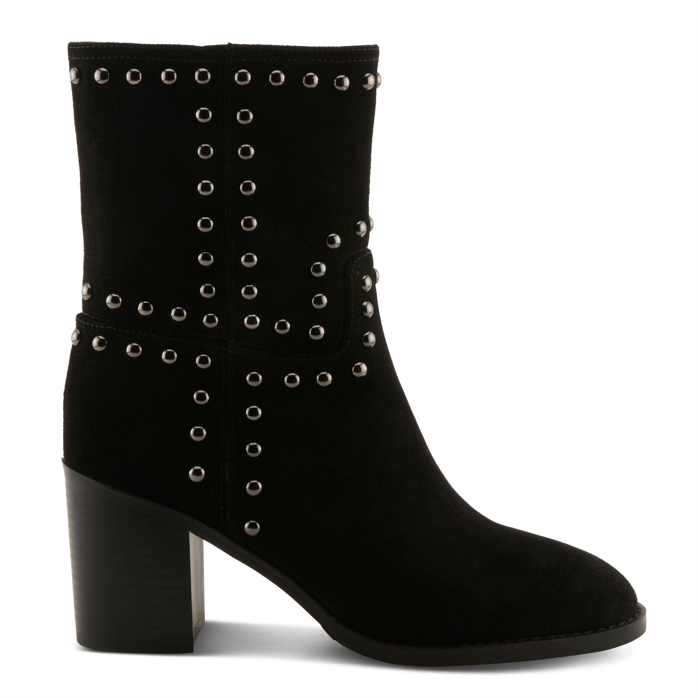Azura LilStudette Boots In Black Side View - Robin Boutique