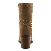 Azura LilStudette Boots In Taupe Back View - Robin Boutique