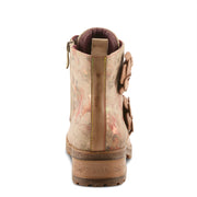 L'Artiste Martinela Boots in Beige Multi back View - Robin Boutique