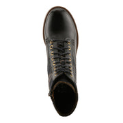 L'Artiste Marty Plaid Boots In Black Multi Top View - Robin Boutique