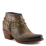 Meechelle Boots in olive green - Robin Boutique