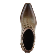 Meechelle Boots in olive green - Robin Boutique