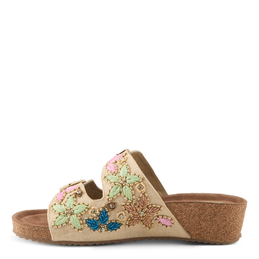 Miraflores Cork Sole Sandals by Azura Robin Boutique