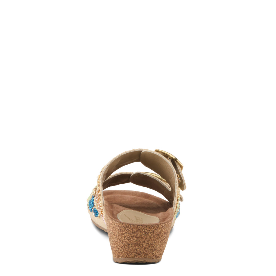 Miraflores Cork Sole Sandals by Azura Robin Boutique