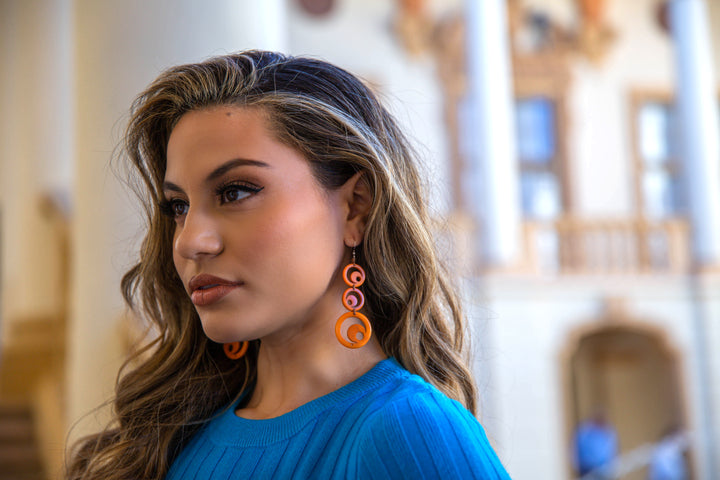 Moon Earrings by Tagua