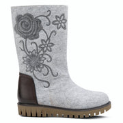 Azura Nehal Embroidered Felt Boots Robin Boutique