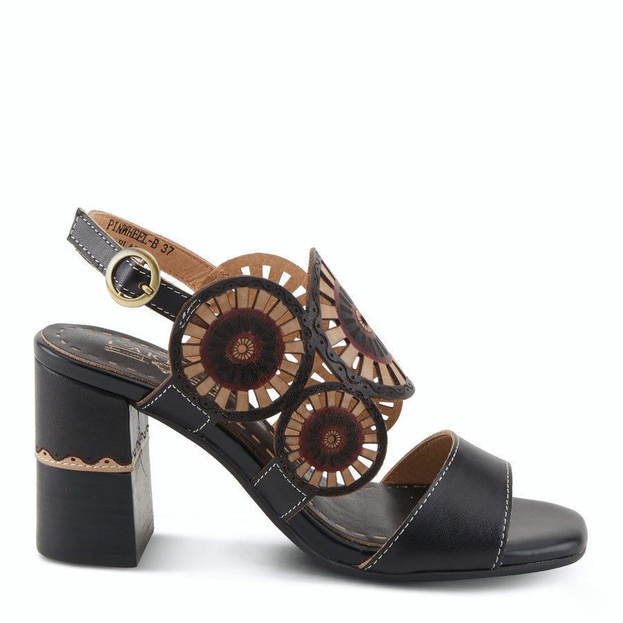 L'Artiste Pinwheel Sandal Heels