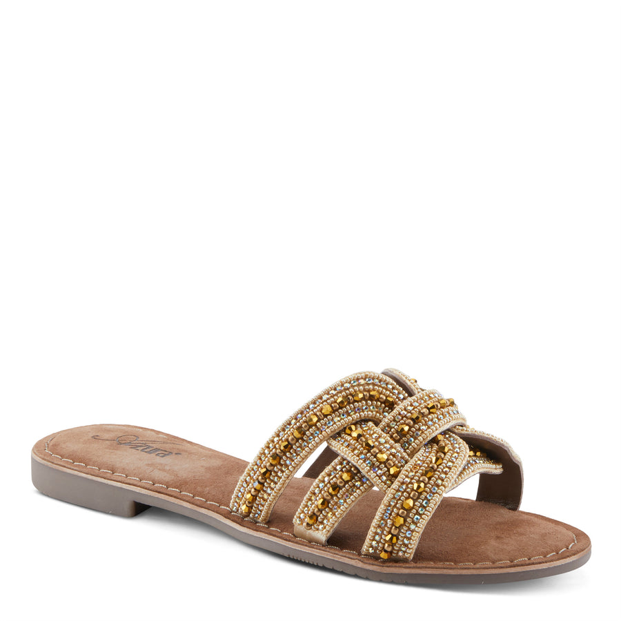 Poshco Glittery Slide Sandal Shoes by Azura Robin Boutique