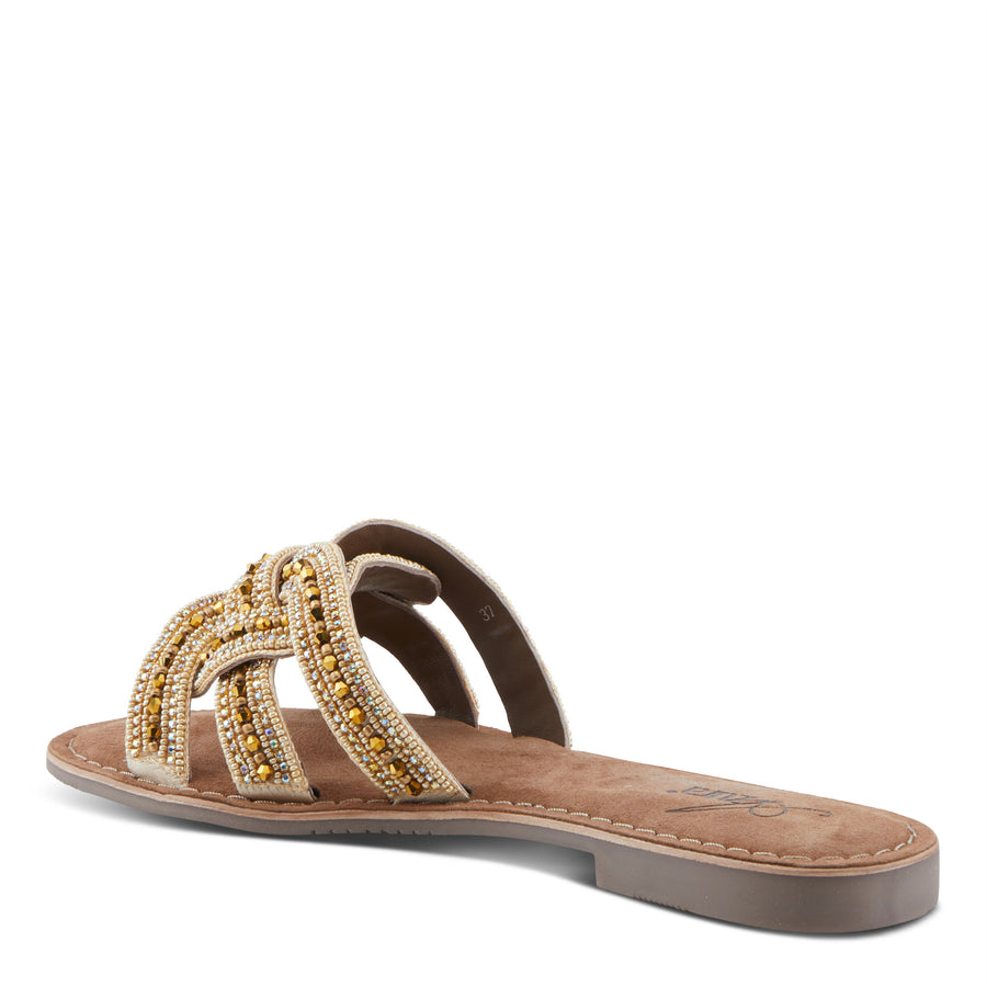 Poshco Glittery Slide Sandal Shoes by Azura Robin Boutique