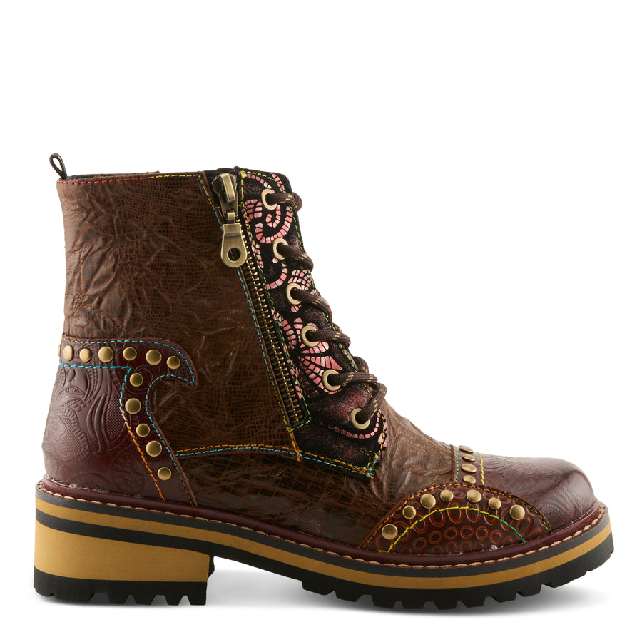 L'Artiste Rugup Laceup Boots