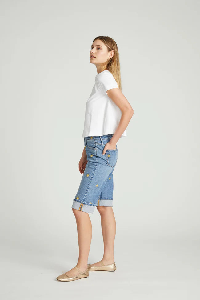 Rachelle Short in Pocket Full of Sunshine by Driftwood Jeans Robin Boutique