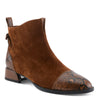Salacia Boots By Azura in Cognac front view - Robin Boutique