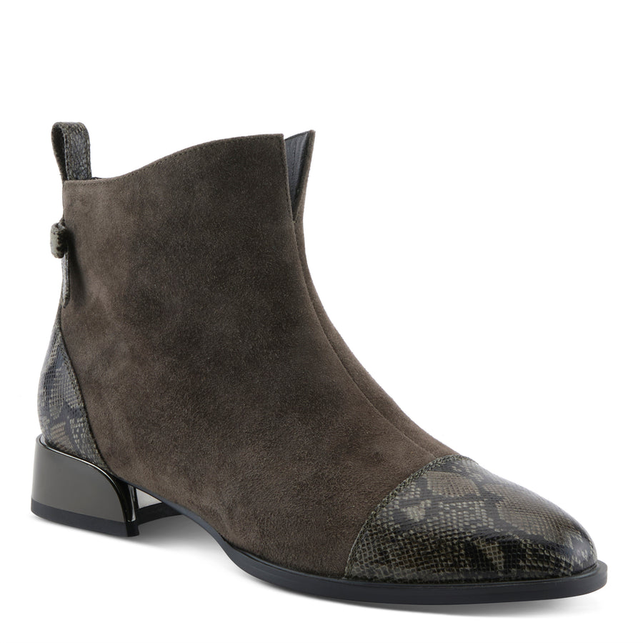 Salacia Boots By Azura in Grey front view - Robin Boutique