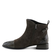 Salacia Boots By Azura in Grey side view - Robin Boutique