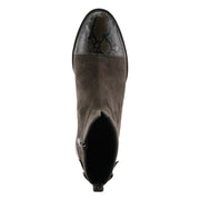 Salacia Boots By Azura in Grey top view - Robin Boutique