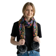 PomPom Neck Scarf by L'Artiste - Robin Boutique
