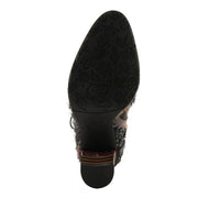 L'Artiste Seeherquin Boots in Black Multi Sole View - Robin Boutique