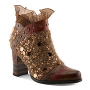 L'Artiste Seeherquin Boots in Camel Multi Front View - Robin Boutique