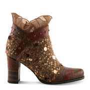 L'Artiste Seeherquin Boots in Camel Multi Side View - Robin Boutique
