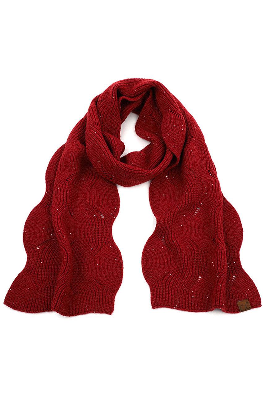 Sequin Brioche Cable Knit SF2073 - Robin Boutique-Boutique 