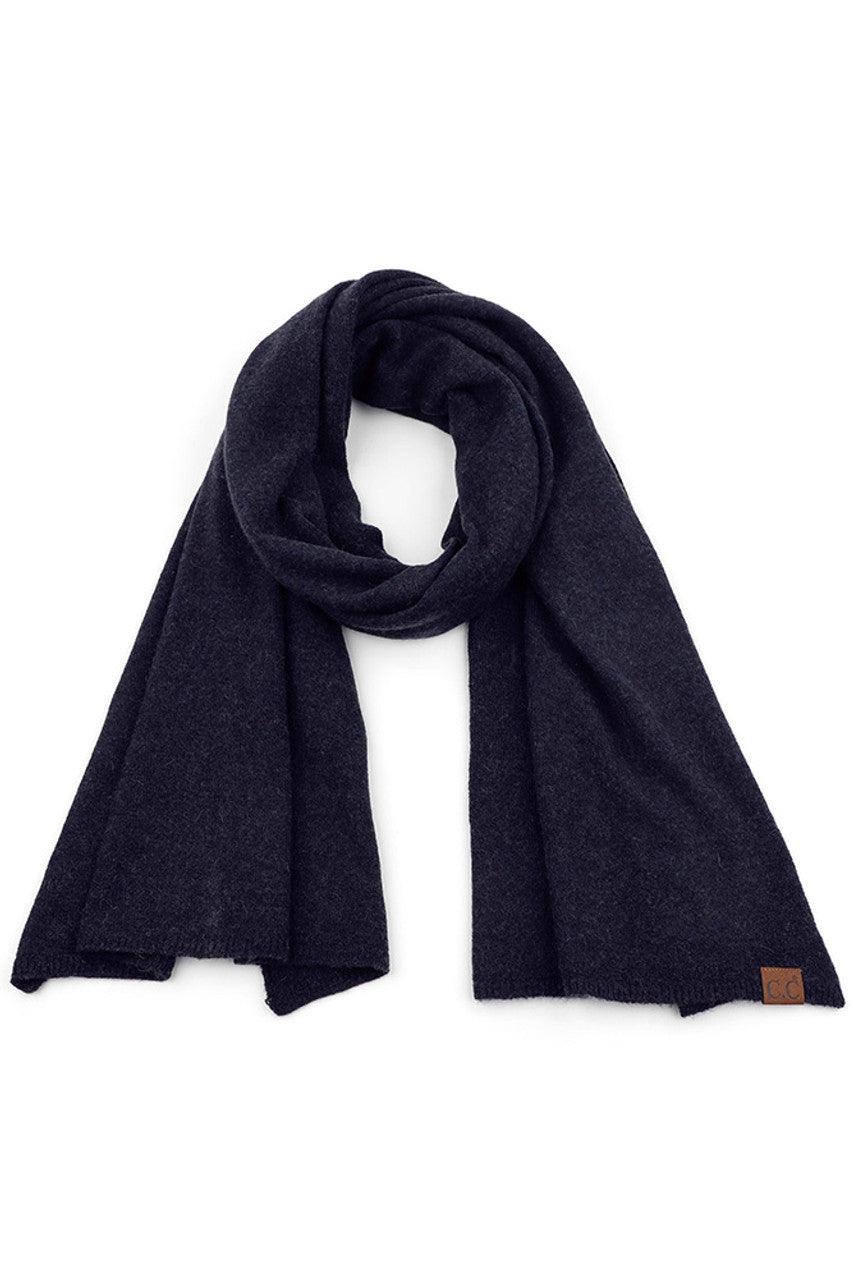 Unisex Ribbed Knit Scarf 2075 - Robin Boutique-Boutique 