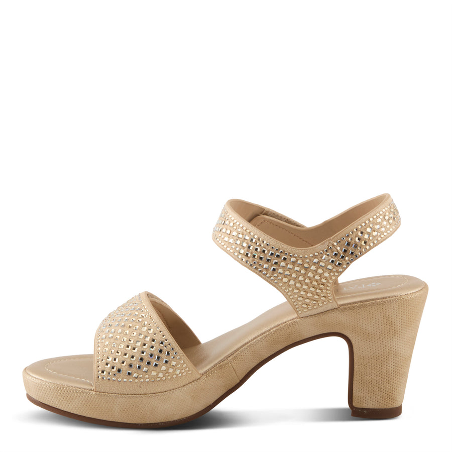 Shine Dressy Sandal Heels by Patrizia Robin Boutique