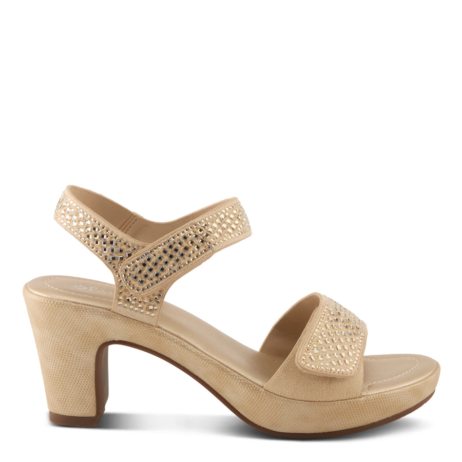 Shine Dressy Sandal Heels by Patrizia Robin Boutique