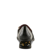 L'Artiste Shinyshoes Shoes in Black Multi Back View- Robin Boutique